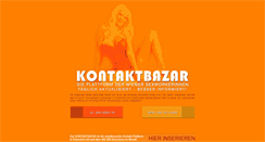 Desktop Screenshot of kontaktbazar.at